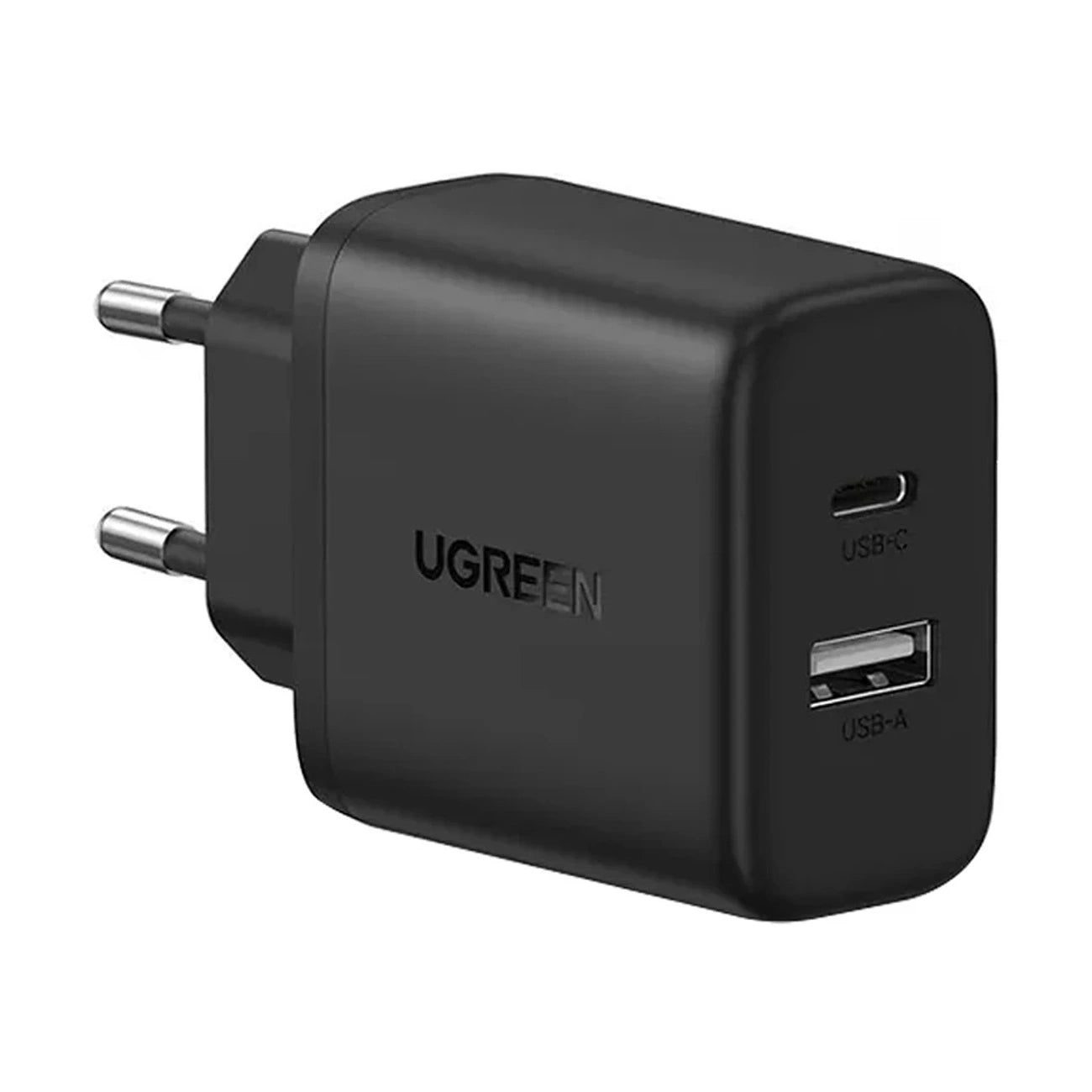 Ugreen X227 20W GaN Wall Charger 1x USB-A 1x USB-C - Black_1
