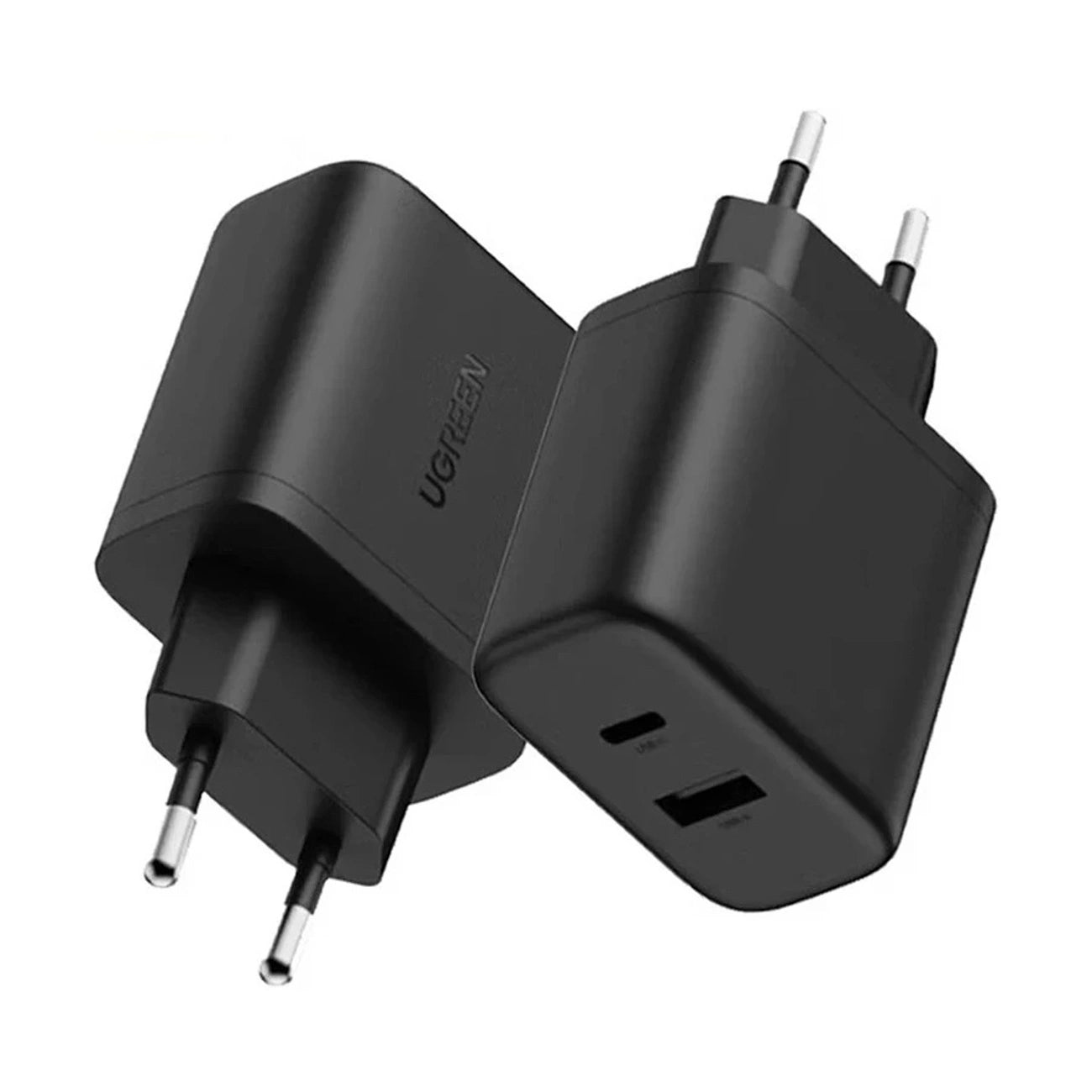 Ugreen X227 20W GaN Wall Charger 1x USB-A 1x USB-C - Black_3