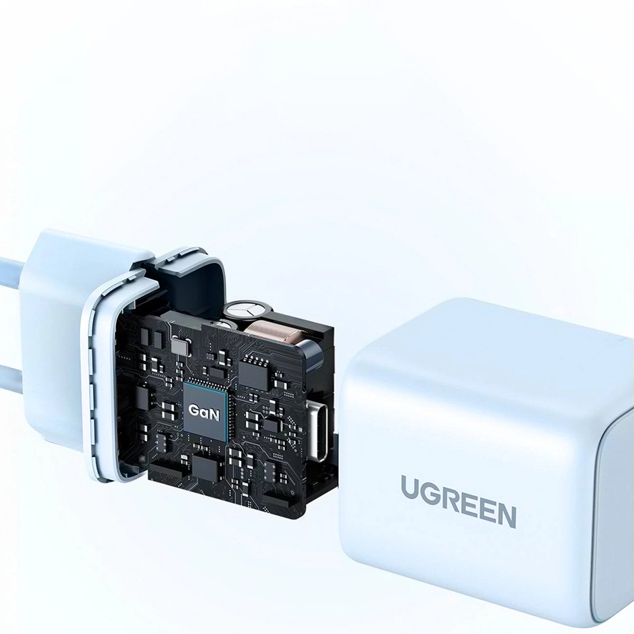 Ugreen X512 20W GaN 1x USB-C Wall Charger - Blue_4