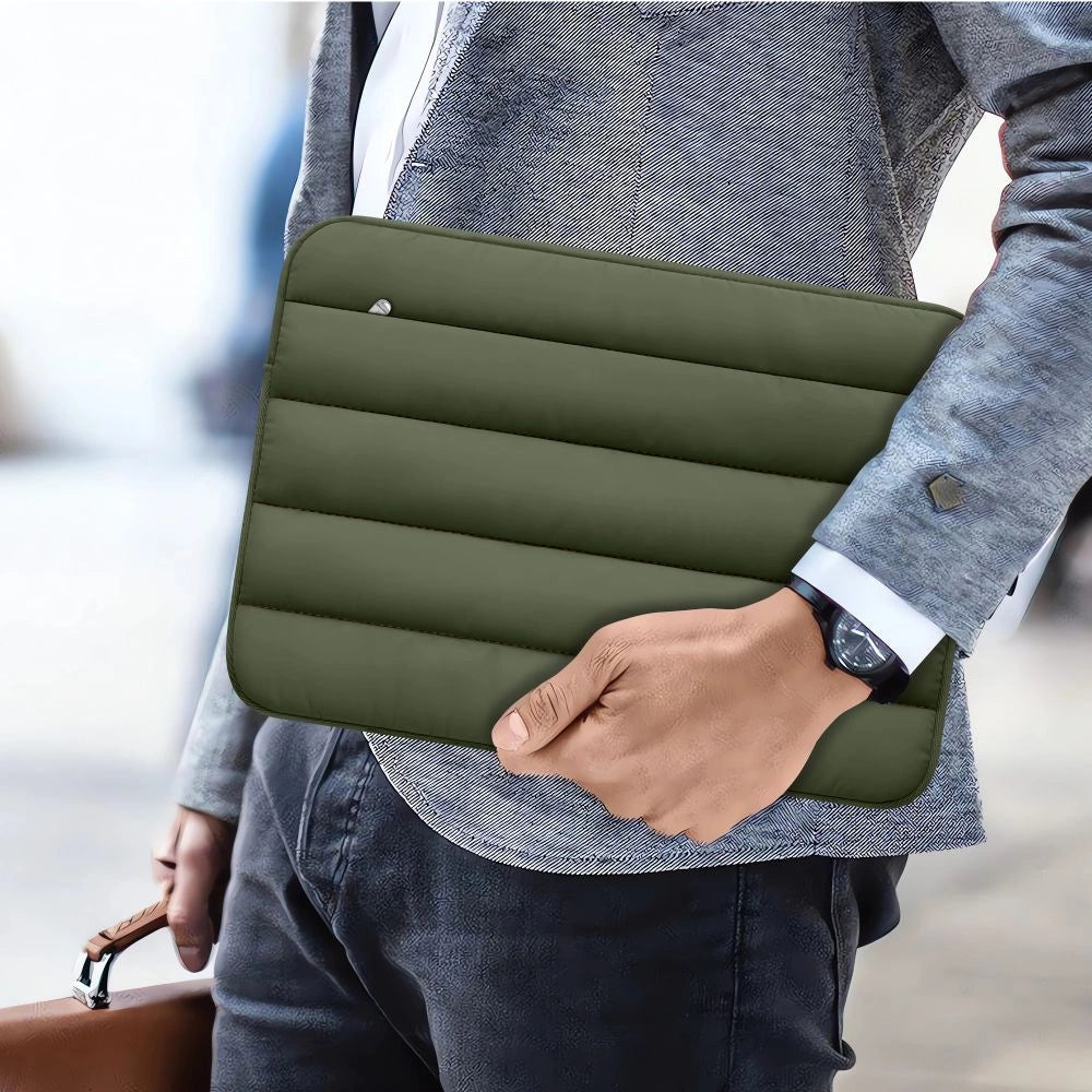 Tech-Protett Fluffy Laptop Bag 15-16 - Green_12