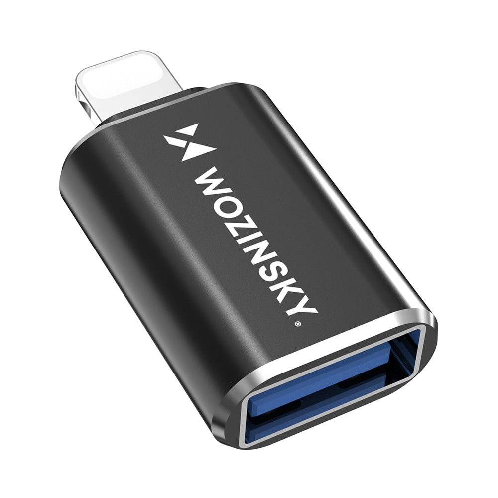 Wozinsky WALA-01 Lightning to USB-A OTG Adapter - Black_0