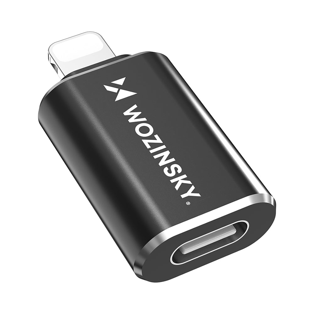 Wozinsky WALC-01 Lightning to USB-C Adapter - Black_0