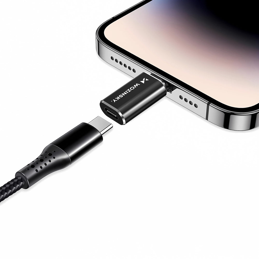 Wozinsky WALC-01 Lightning to USB-C Adapter - Black_8
