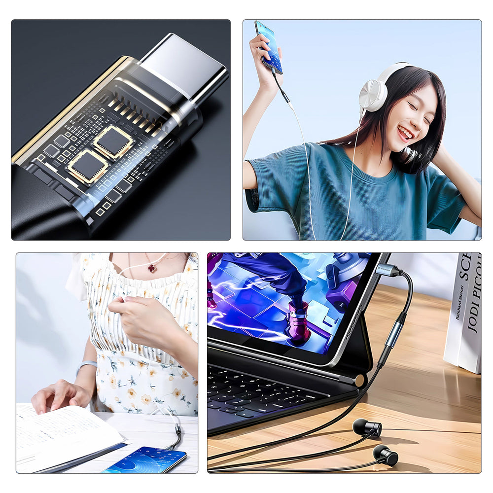 Wozinsky WACM-01 USB-C Adapter - 3.5mm Mini Jack - Black_1