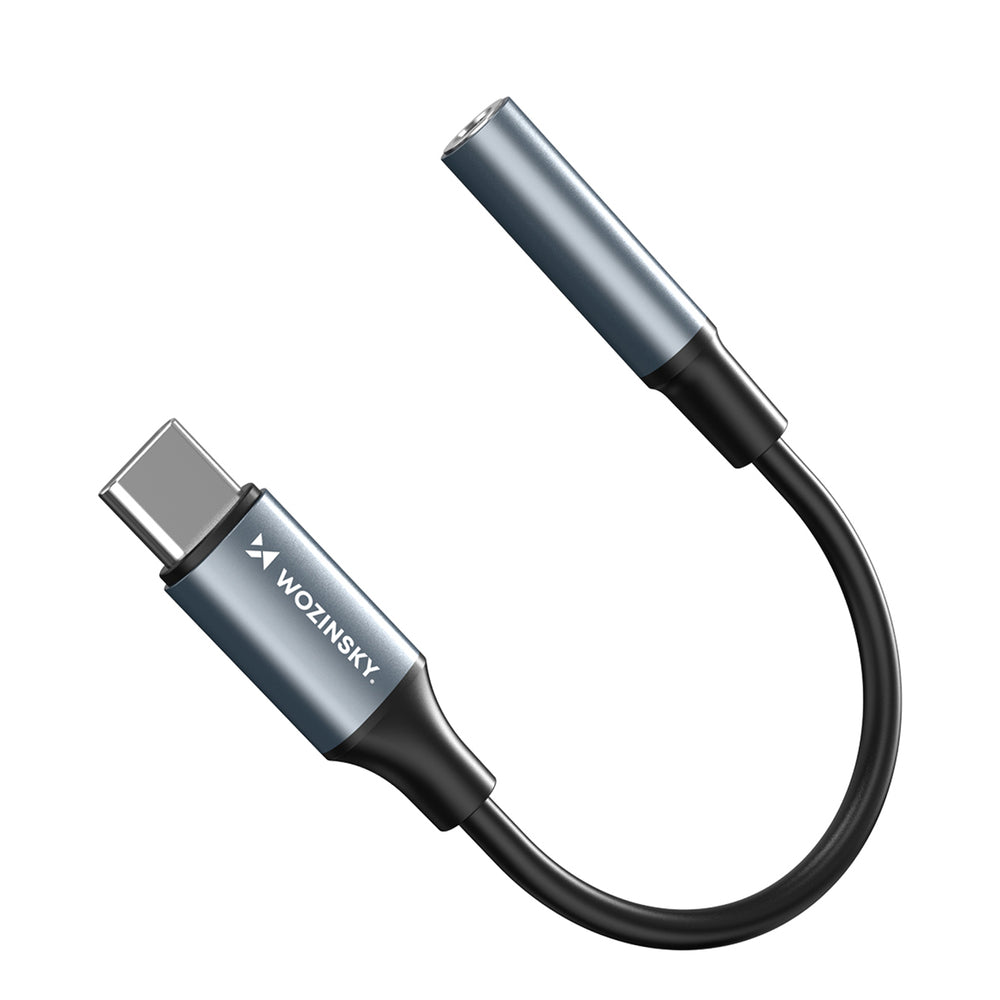 Wozinsky WACM-01 USB-C Adapter - 3.5mm Mini Jack - Black_3