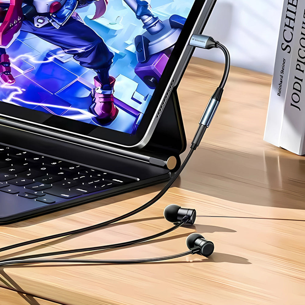 Wozinsky WACM-01 USB-C Adapter - 3.5mm Mini Jack - Black_9