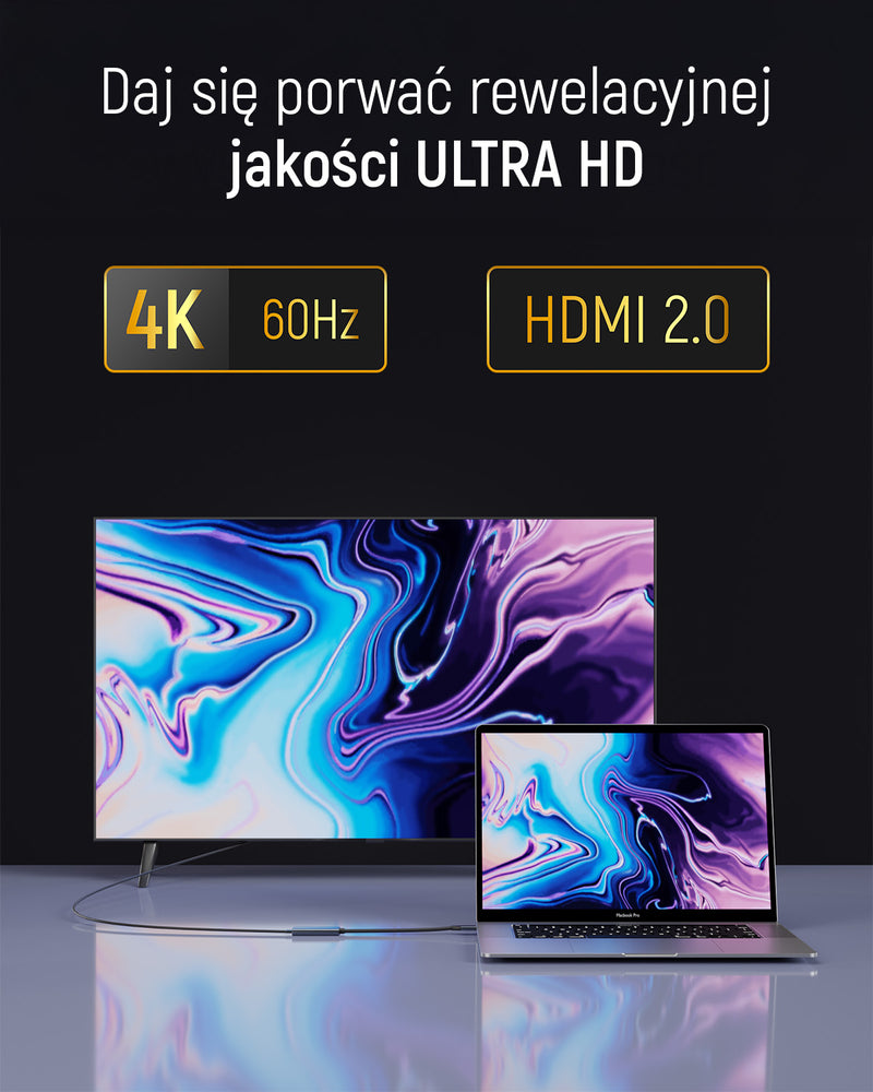 Wozinsky WACH-01 USB-C - HDMI 4K 60Hz Adapter - Black_13