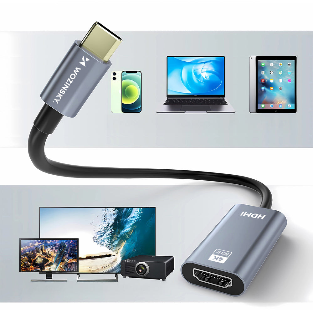 Wozinsky WACH-01 USB-C - HDMI 4K 60Hz Adapter - Black_10