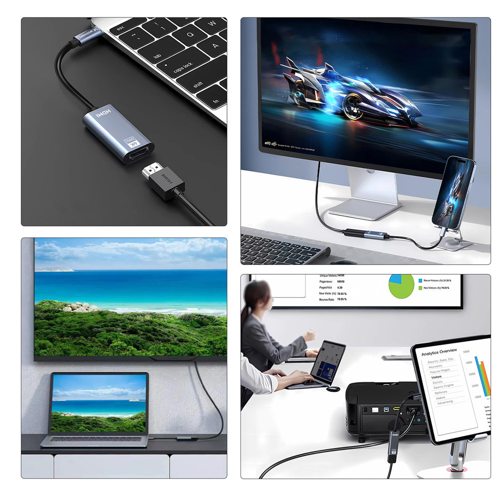 Wozinsky WACH-01 USB-C - HDMI 4K 60Hz Adapter - Black_4