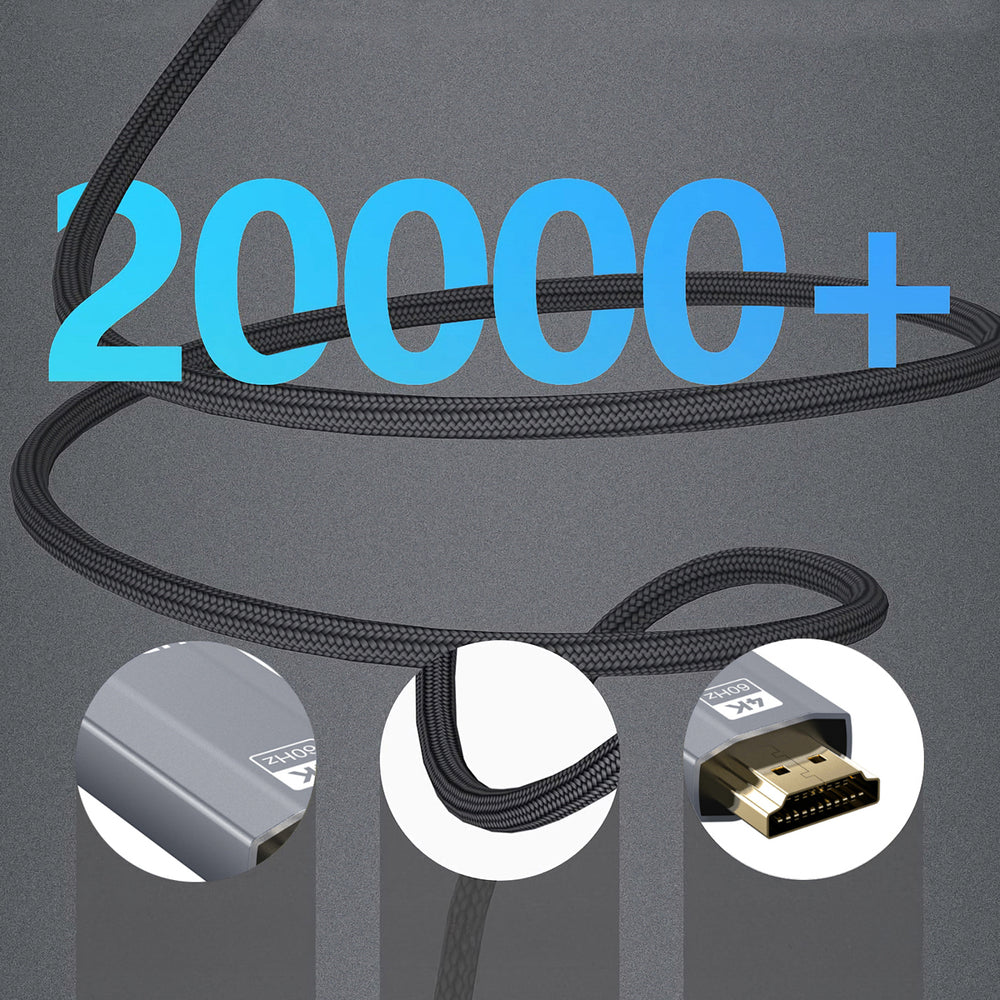 Wozinsky WCCH-01 USB-C - HDMI 4K 60Hz Cable 1.8m - Black_7