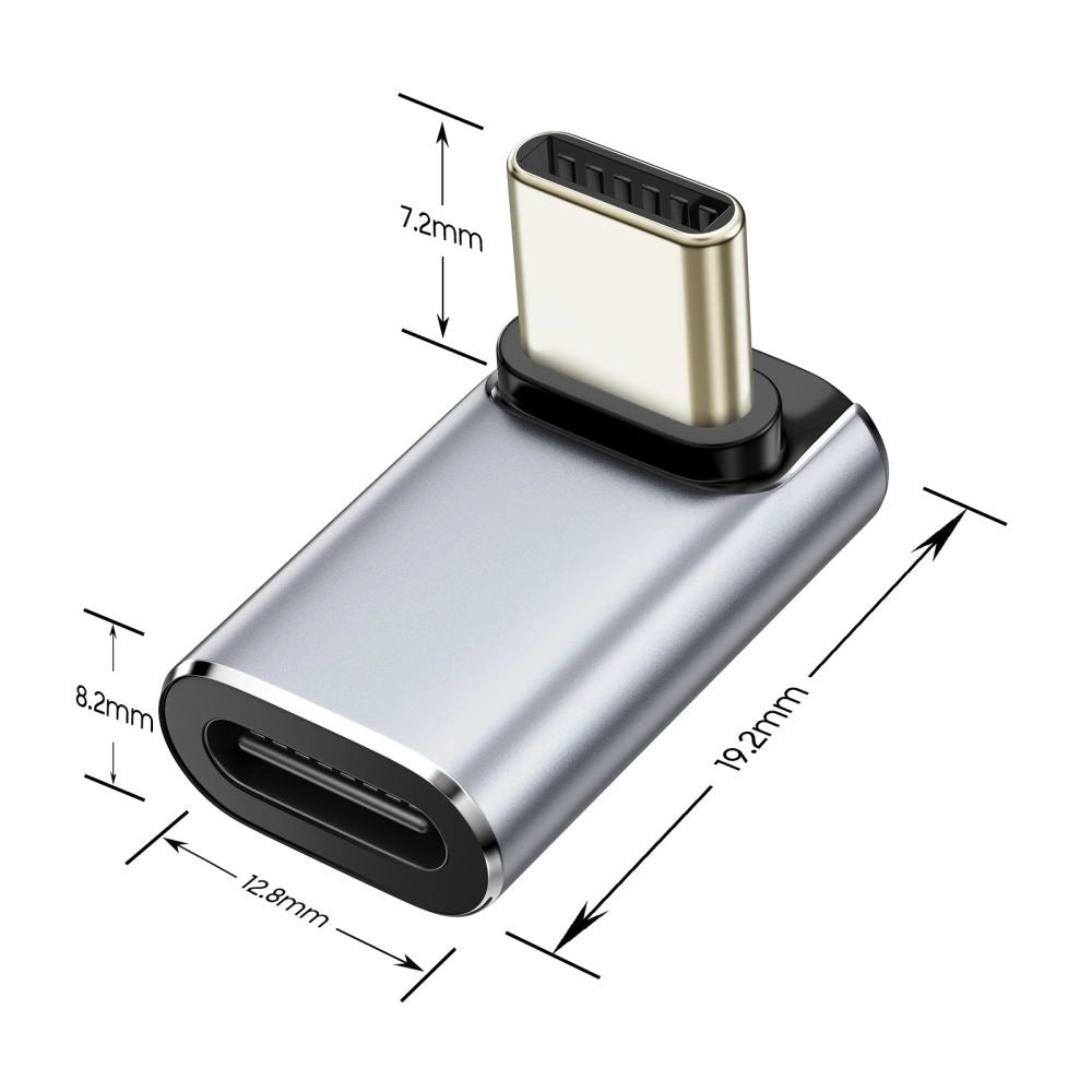 Tech-Protect Ultraboost AA02 USB-C Angled Adapter - Gray_1