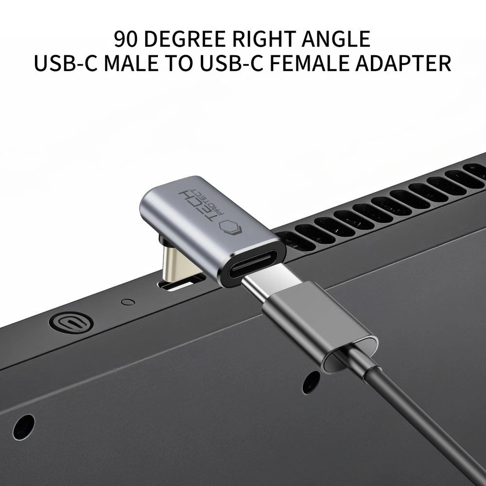 Tech-Protect Ultraboost AA02 USB-C Angled Adapter - Gray_2