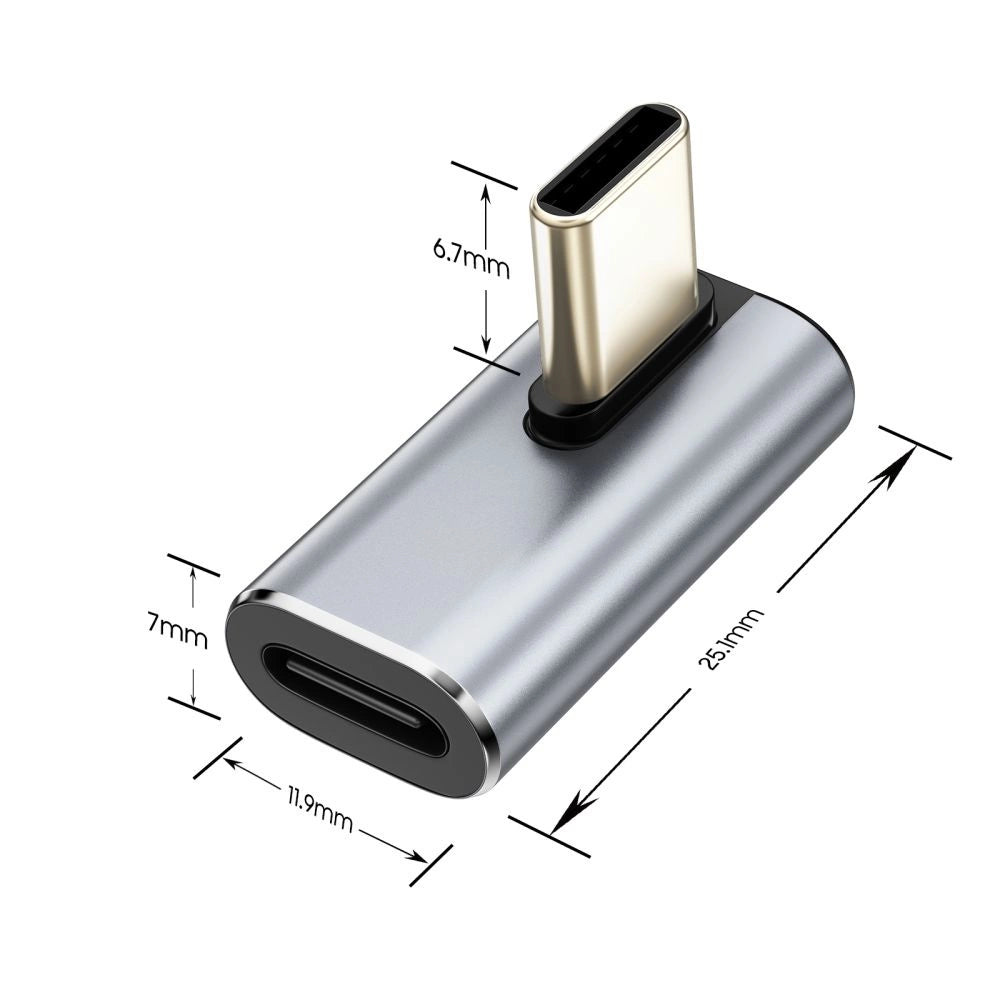 Tech-Protect Ultraboost AA03 USB-C Angled Adapter - Gray_1