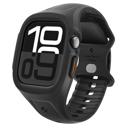 Spigen Liquid Air Pro Strap for Apple Watch 46mm - Matte Black_0