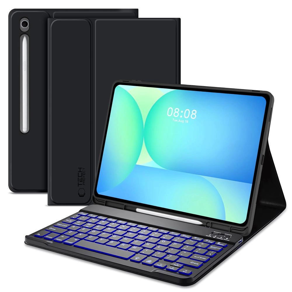 Tech-Protect SC Pen + Keyboard Case for Samsung Galaxy Tab S10 FE+ 13.1 X620 / X626B - Black_1