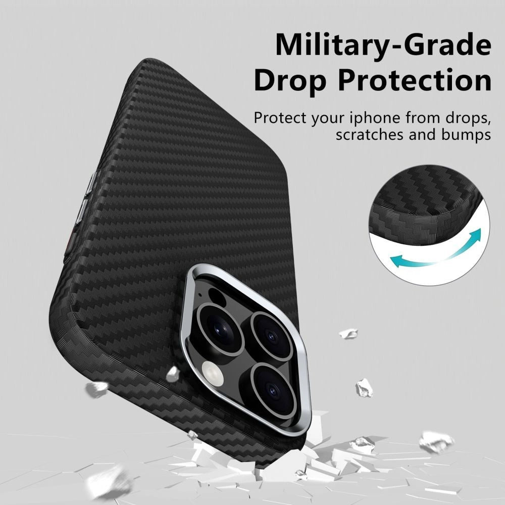 Tech-Protect Ion Carbon MagSafe Case for Samsung Galaxy S25 - Black_2