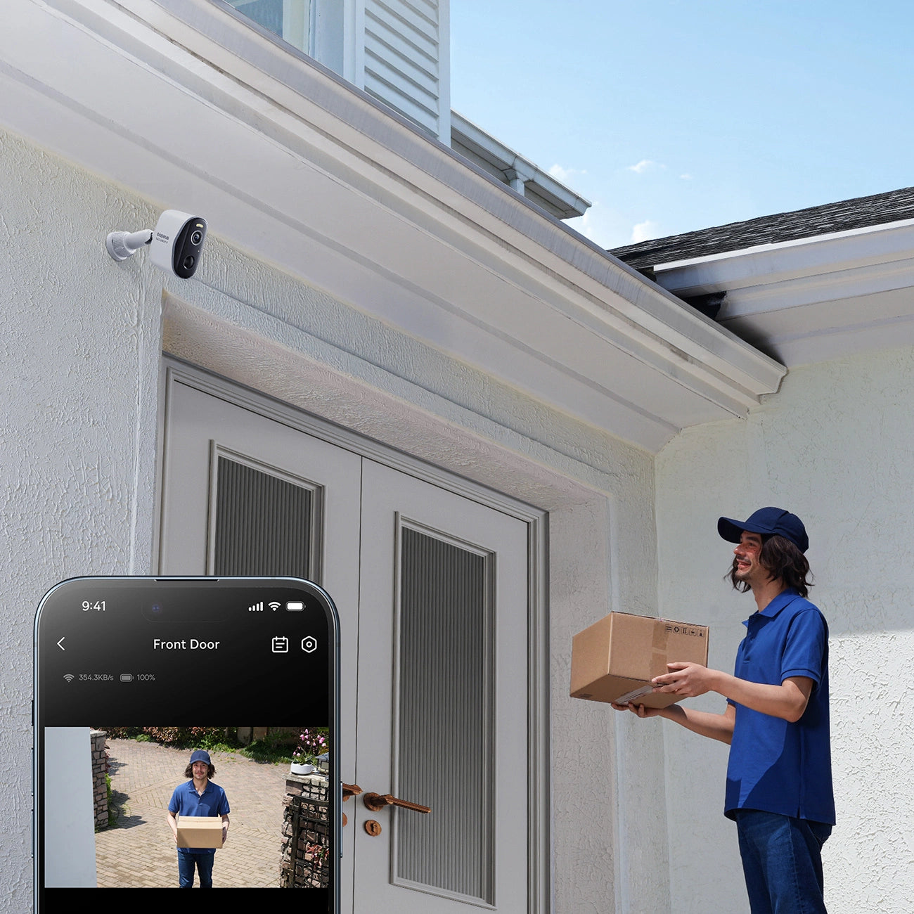 Câmara Exterior Baseus Security N1 Plus / 2K / Branco / S0TZ002130_10