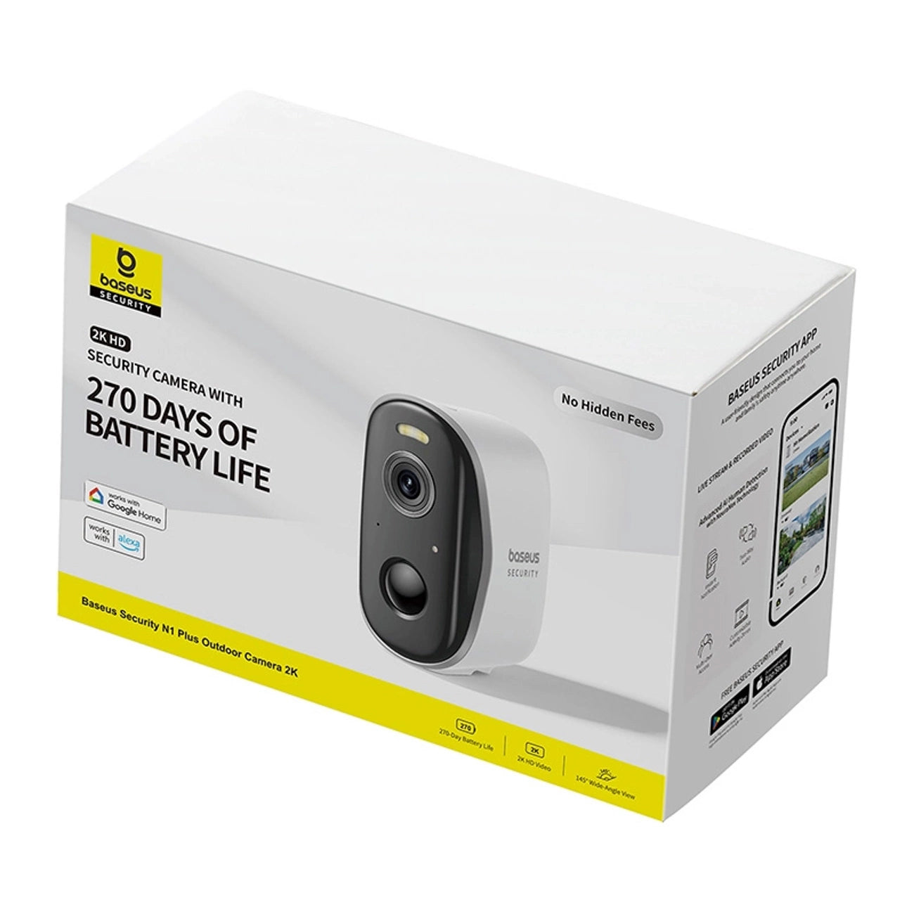 Câmara Exterior Baseus Security N1 Plus / 2K / Branco / S0TZ002130_3