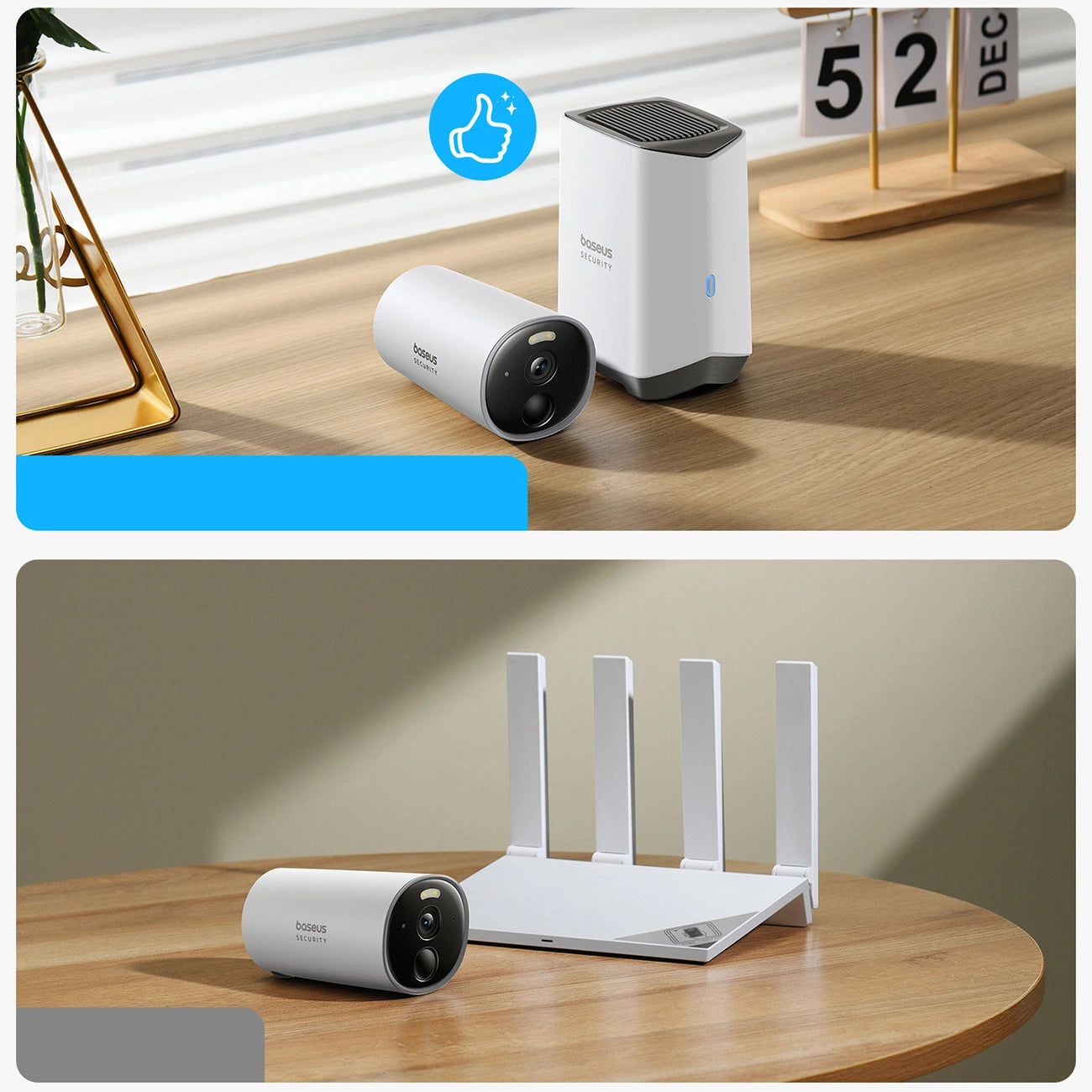 Câmara de Segurança Baseus B1 Outdoor / Branco / S0SV002130_10