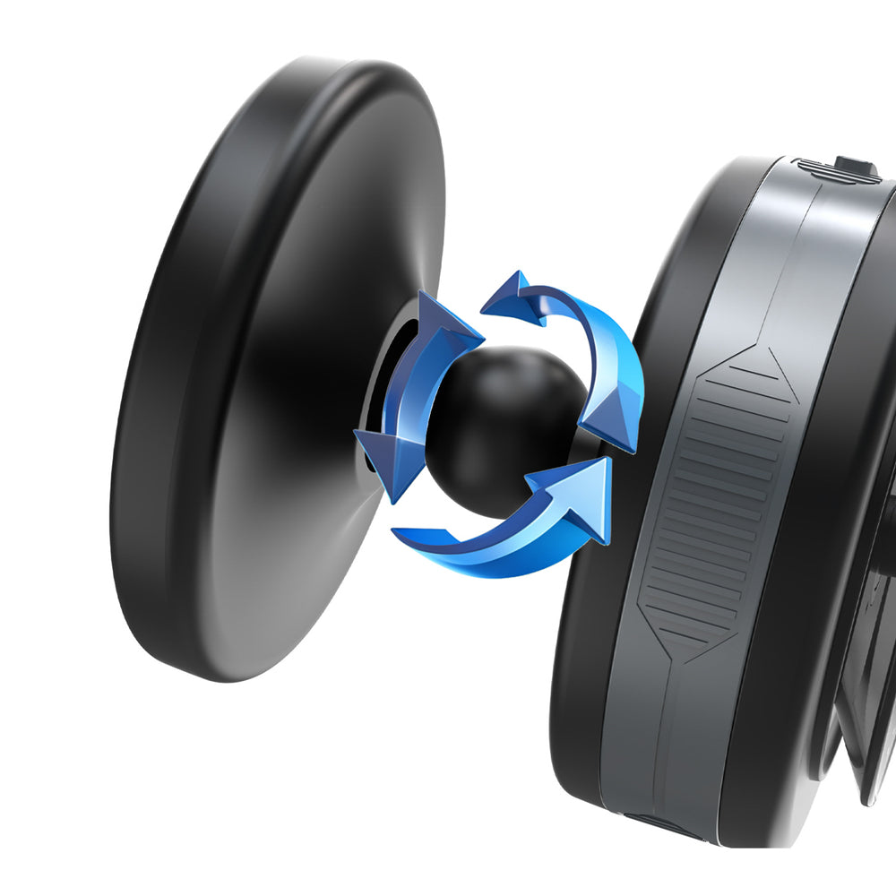 Uchwyt samochodowy Wozinsky WUSQ-01 z ładowarką Qi kompatybilny z MagSafe - czarny_6