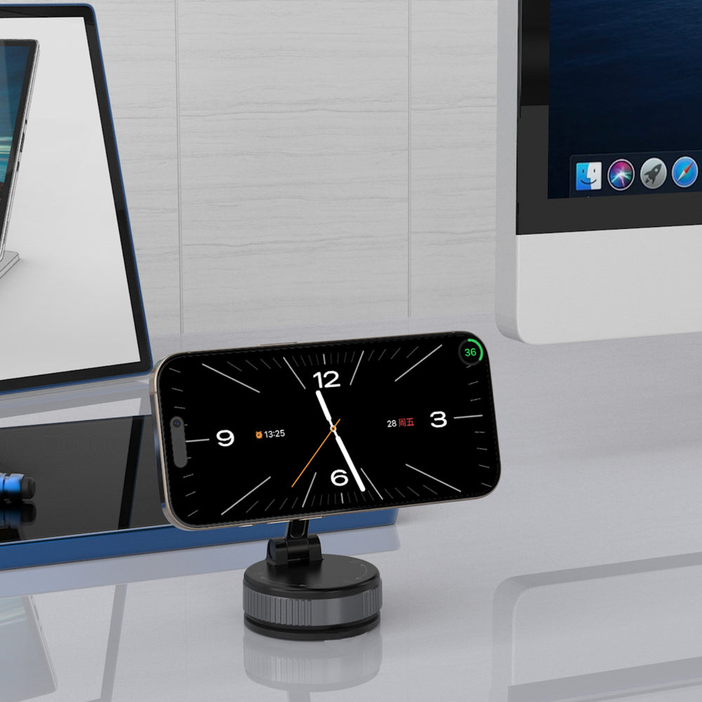 Uchwyt samochodowy Wozinsky WUSM-01 magnetyczny na deskę rozdzielczą/szybę - czarny_4