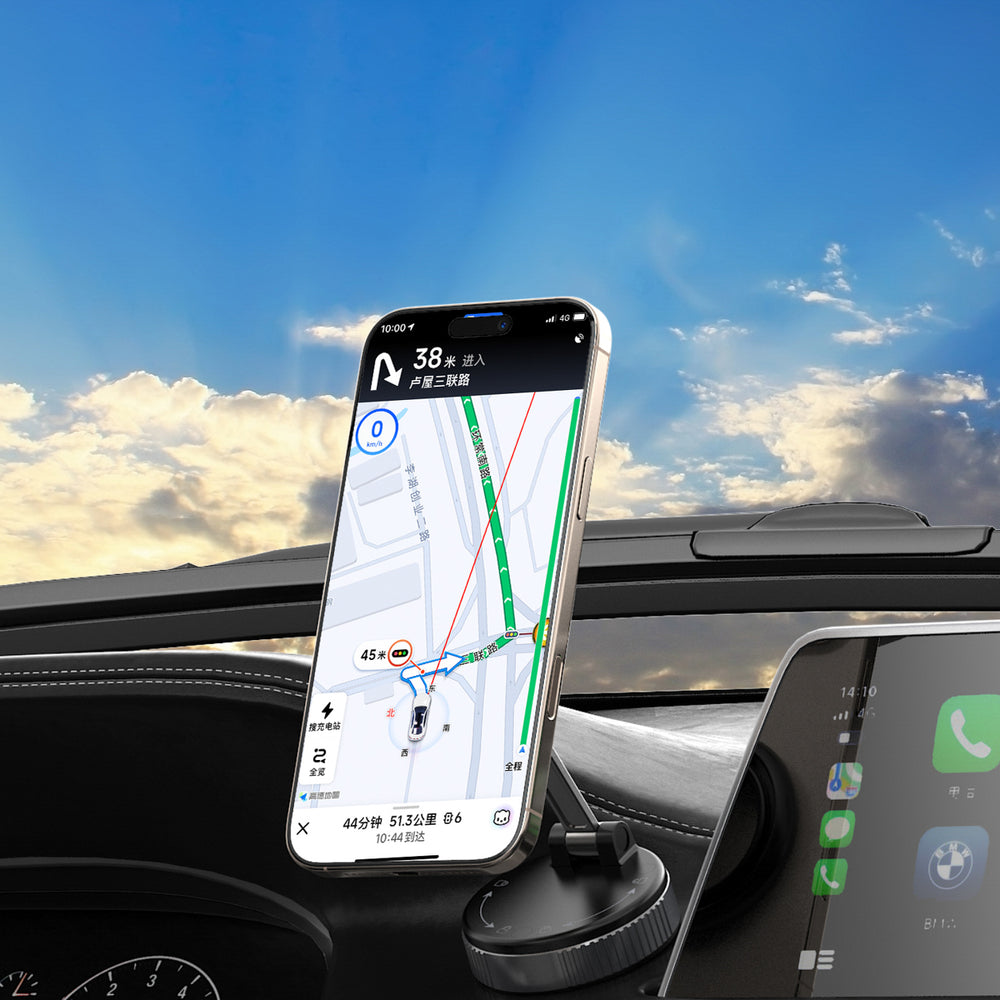 Uchwyt samochodowy Wozinsky WUSM-01 magnetyczny na deskę rozdzielczą/szybę - czarny_6