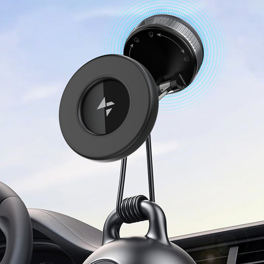 Uchwyt samochodowy Wozinsky WUSM-01 magnetyczny na deskę rozdzielczą/szybę - czarny_7