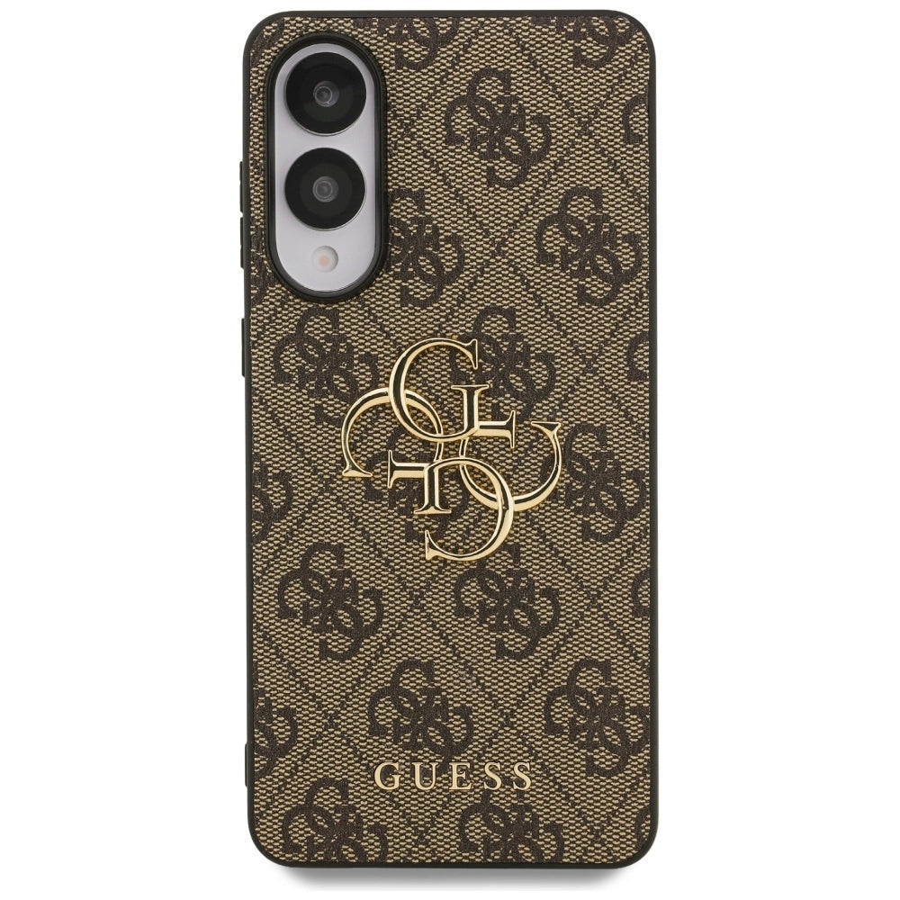 Guess Big 4G Logo Classic Logo Case for Samsung Galaxy S25 Edge - Brown_2