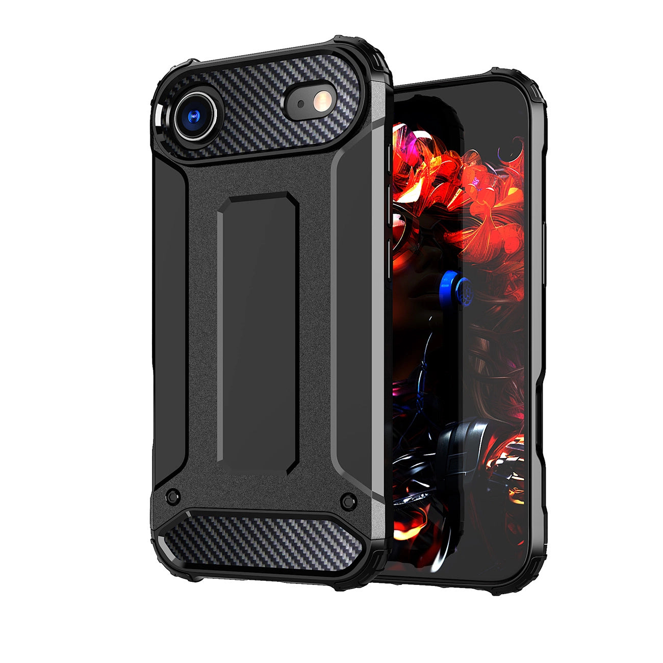 Etui Hybrid Armor na iPhone 17 Air pancerne - czarne_1