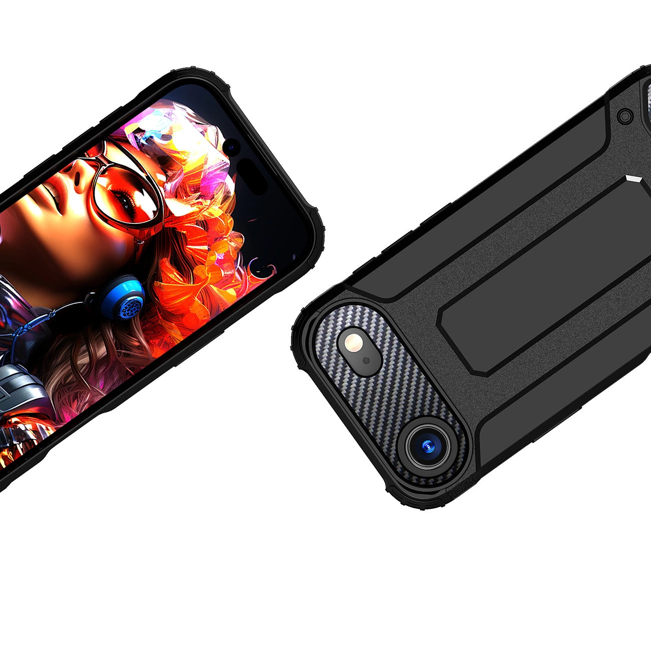 Etui Hybrid Armor na iPhone 17 Air pancerne - czarne_2