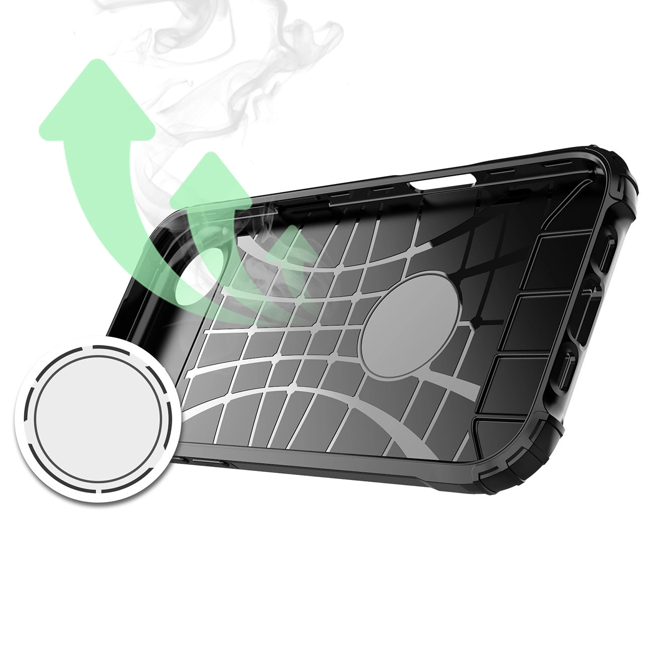Etui Hybrid Armor na iPhone 17 Air pancerne - czarne_5