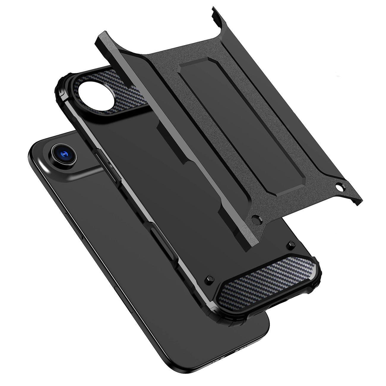 Etui Hybrid Armor na iPhone 17 Air pancerne - czarne_6
