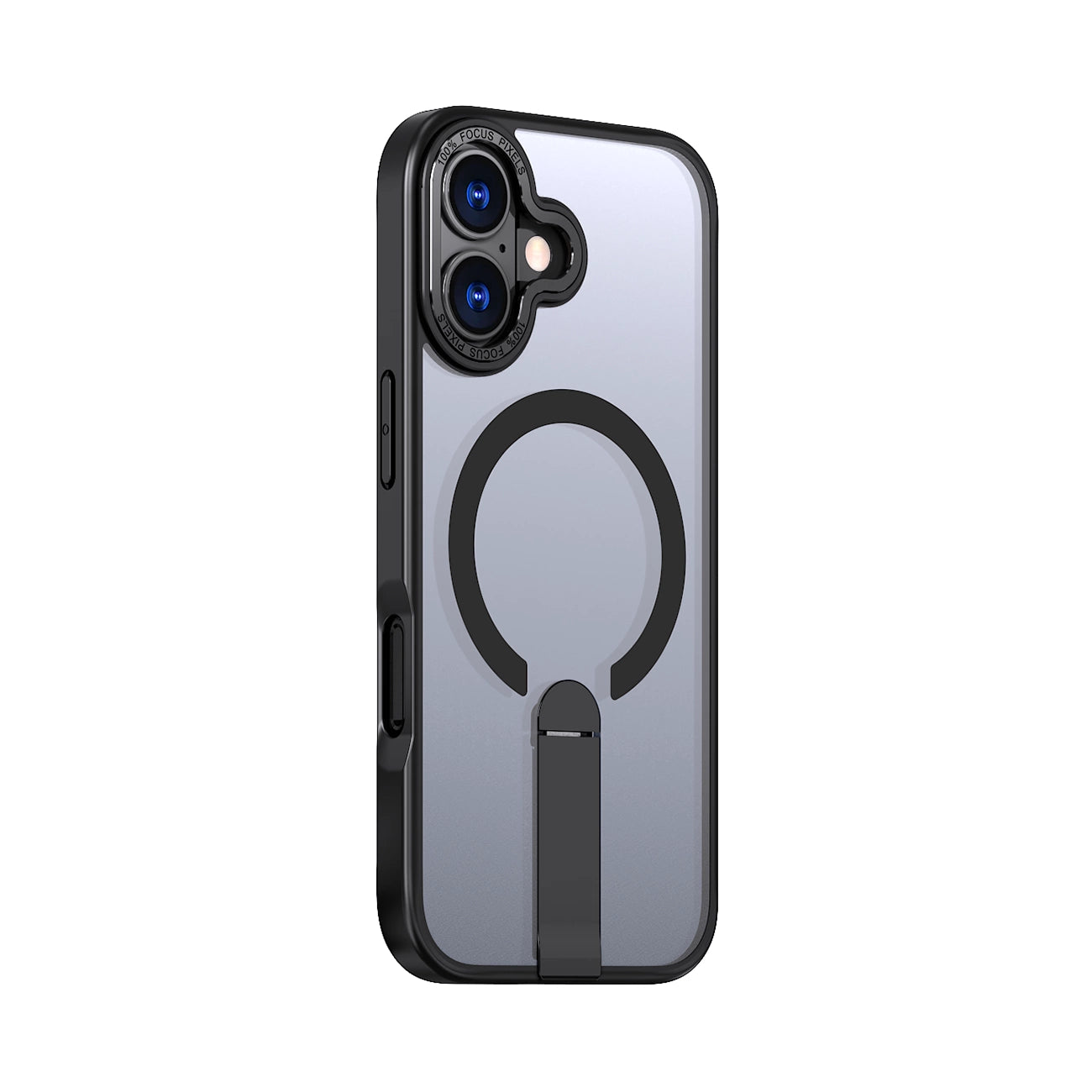 Etui Hybrid Armor X na iPhone 17 z podstawką kompatybilne z MagSafe - czarne_0