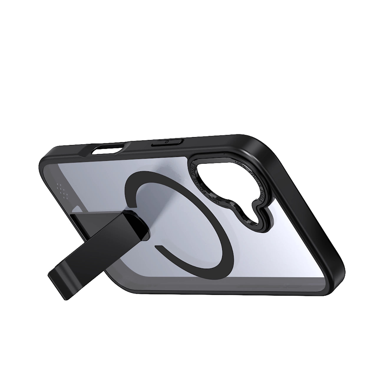 Etui Hybrid Armor X na iPhone 17 z podstawką kompatybilne z MagSafe - czarne_1