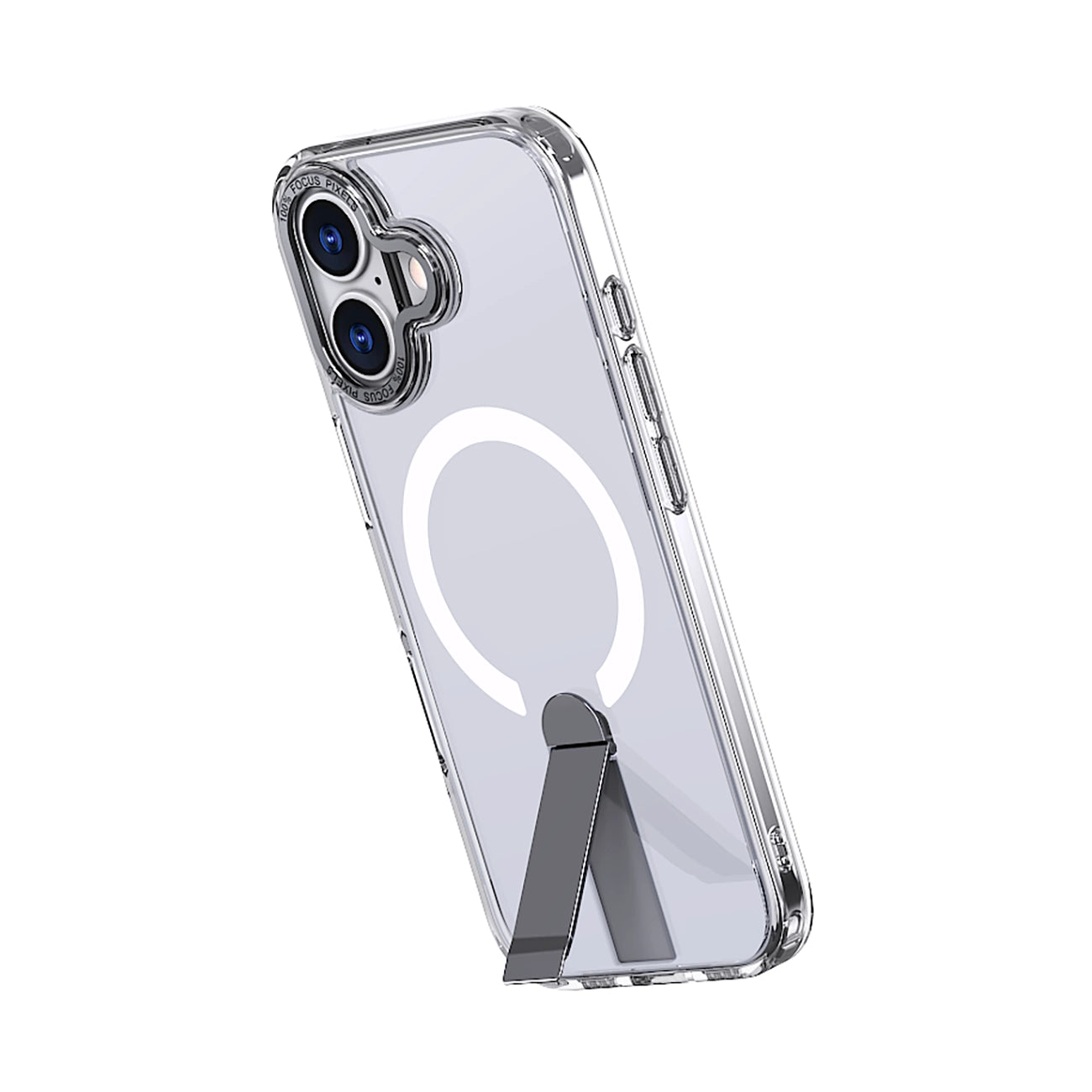 Etui Hybrid Armor X na iPhone 17 z podstawką kompatybilne z MagSafe - przezroczyste_1
