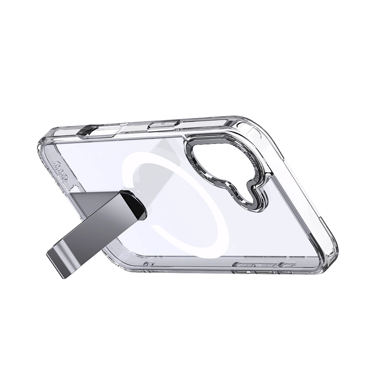 Etui Hybrid Armor X na iPhone 17 z podstawką kompatybilne z MagSafe - przezroczyste_2
