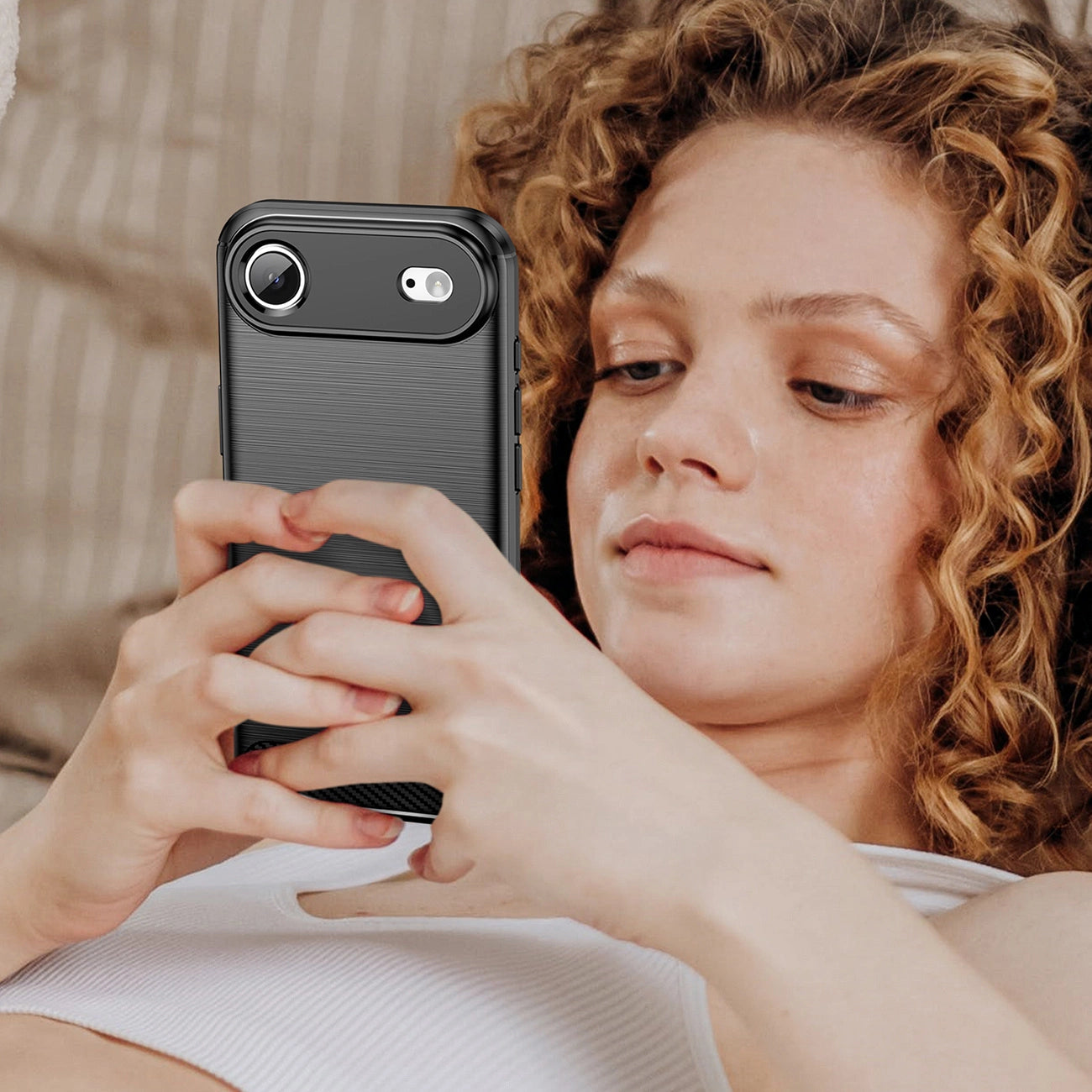 Etui Carbon Case na iPhone 17 Air - czarne_6