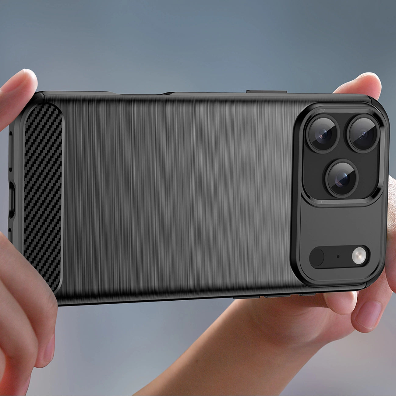 Etui Carbon Case na iPhone 17 Pro Max - czarne_3