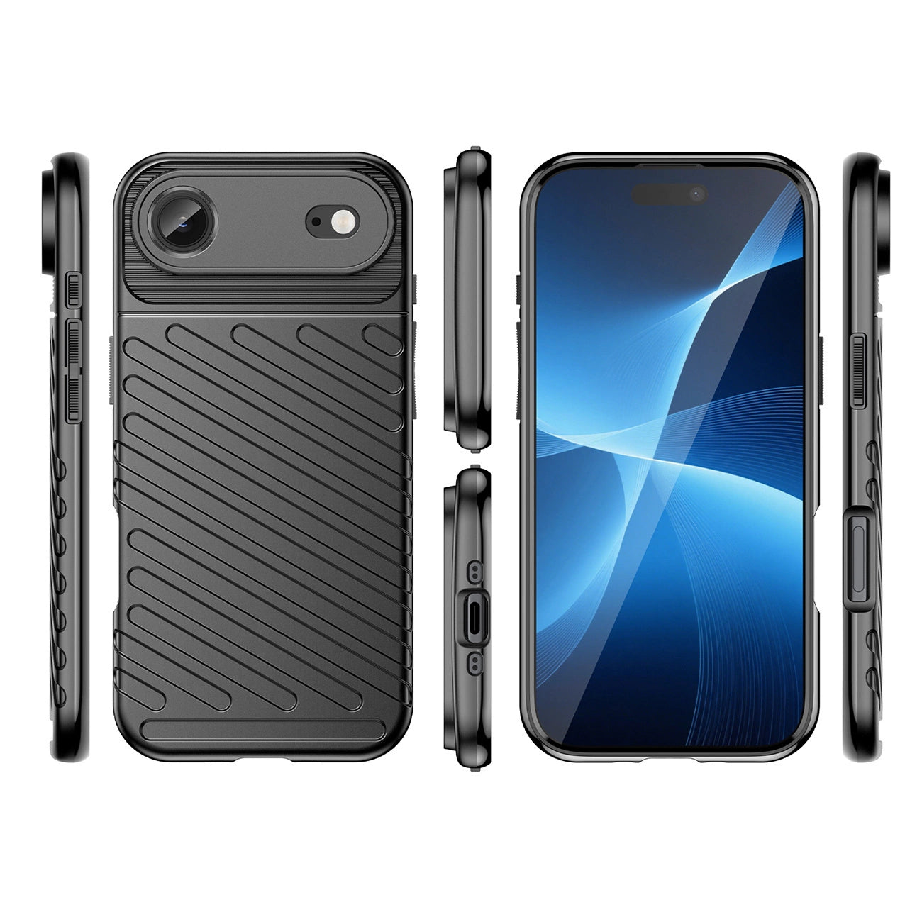 Etui Thunder Case na iPhone 17 Air - czarne_1