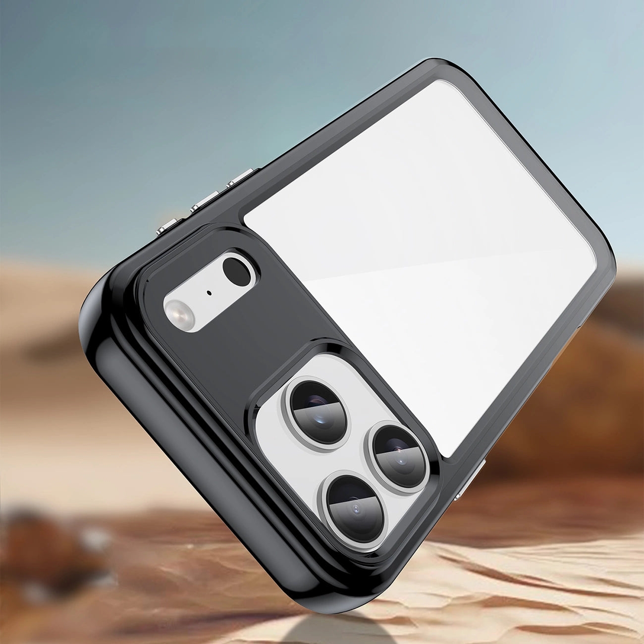 Etui Outer Space na iPhone 17 Pro - czarne przezroczyste_2