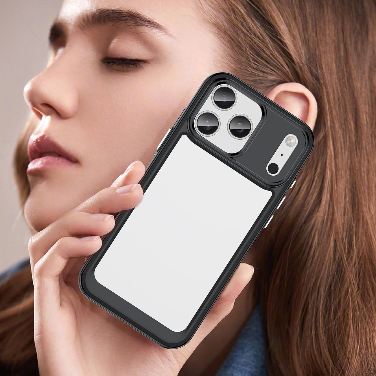 Etui Outer Space na iPhone 17 Pro - czarne przezroczyste_6