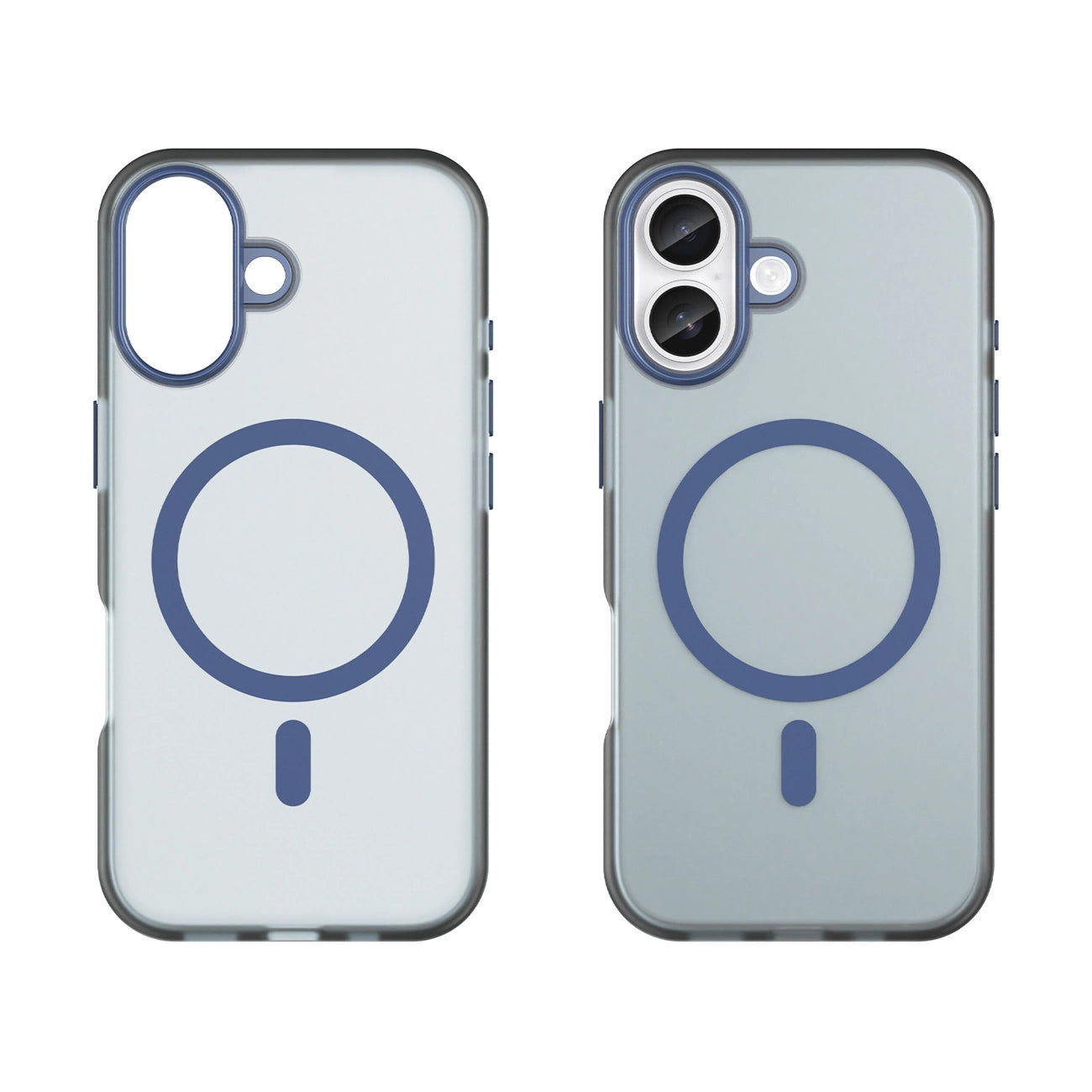 Etui Magnetic Abrasive na iPhone 17 kompatybilne z MagSafe - matowe niebieskie_5