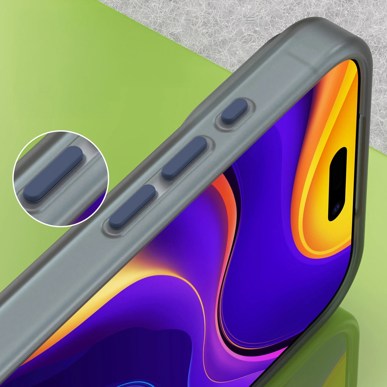 Etui Magnetic Abrasive na iPhone 17 Pro kompatybilne z MagSafe - matowe niebieskie_7