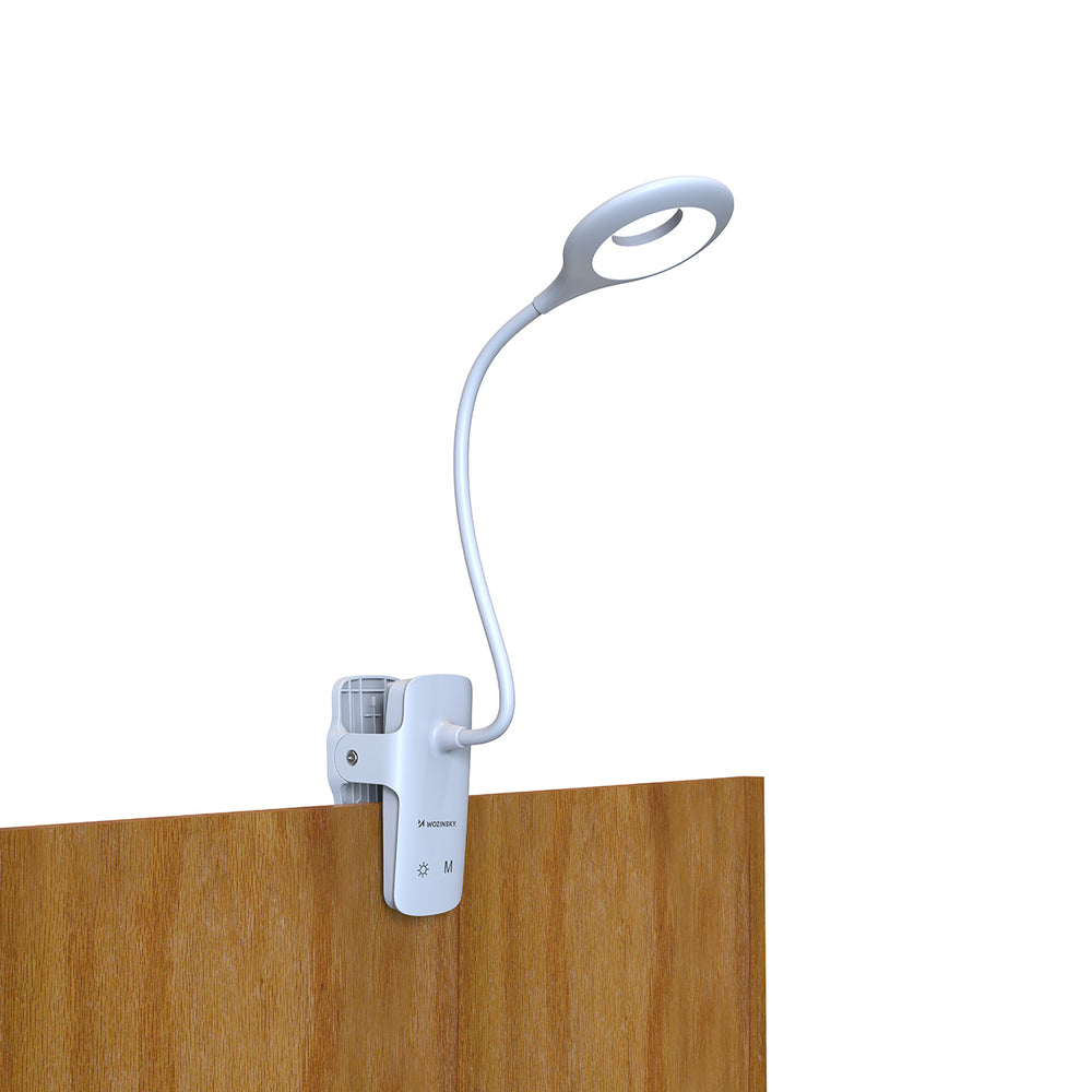 Mini Wozinsky Wireless LED Reading Lamp with Clip + USB-C Cable - White_2