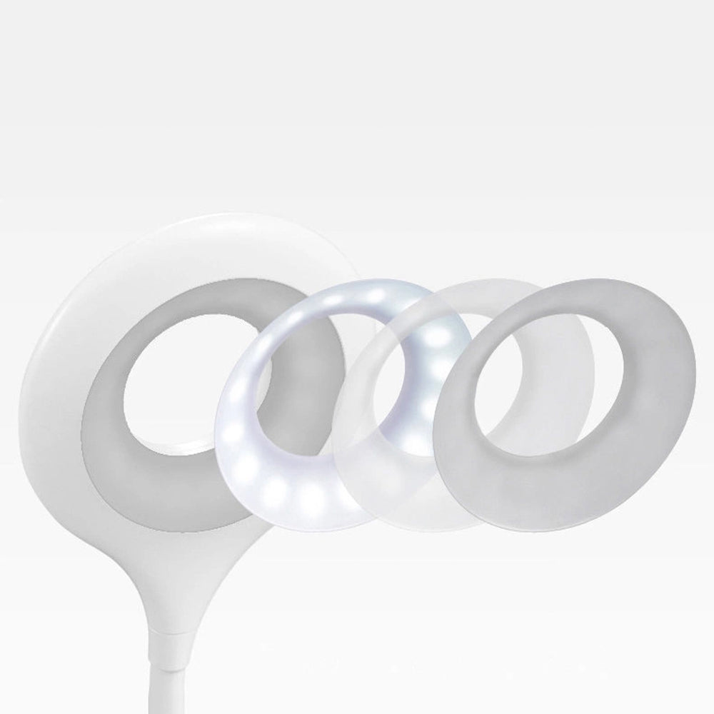 Mini Wozinsky Wireless LED Reading Lamp with Clip + USB-C Cable - White_5