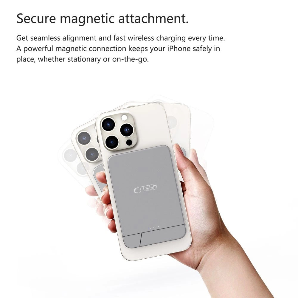 Powerbank Tech-Protect PB14 LifeMag MagSafe 10000 mAh - gray_5
