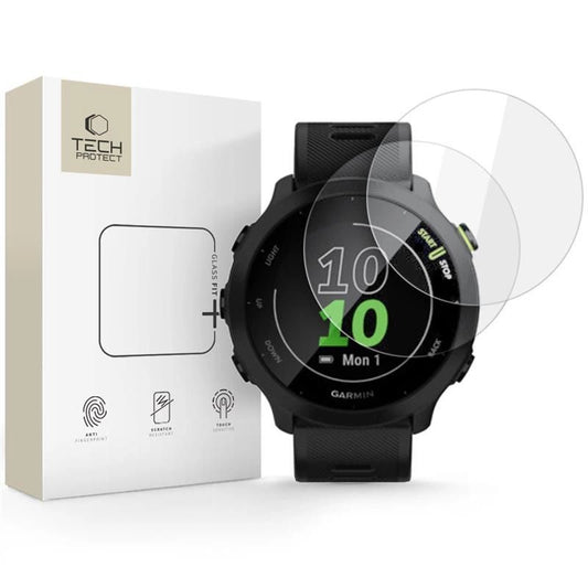 Tech-Protect Glass Fit+ 2-pack tempered glass for Garmin Forerunner 55 - clear_0