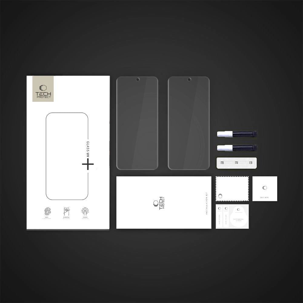 Tech-Protect Glass UV+ 2-pack tempered glass Motorola Edge 60 Pro - transparent_3