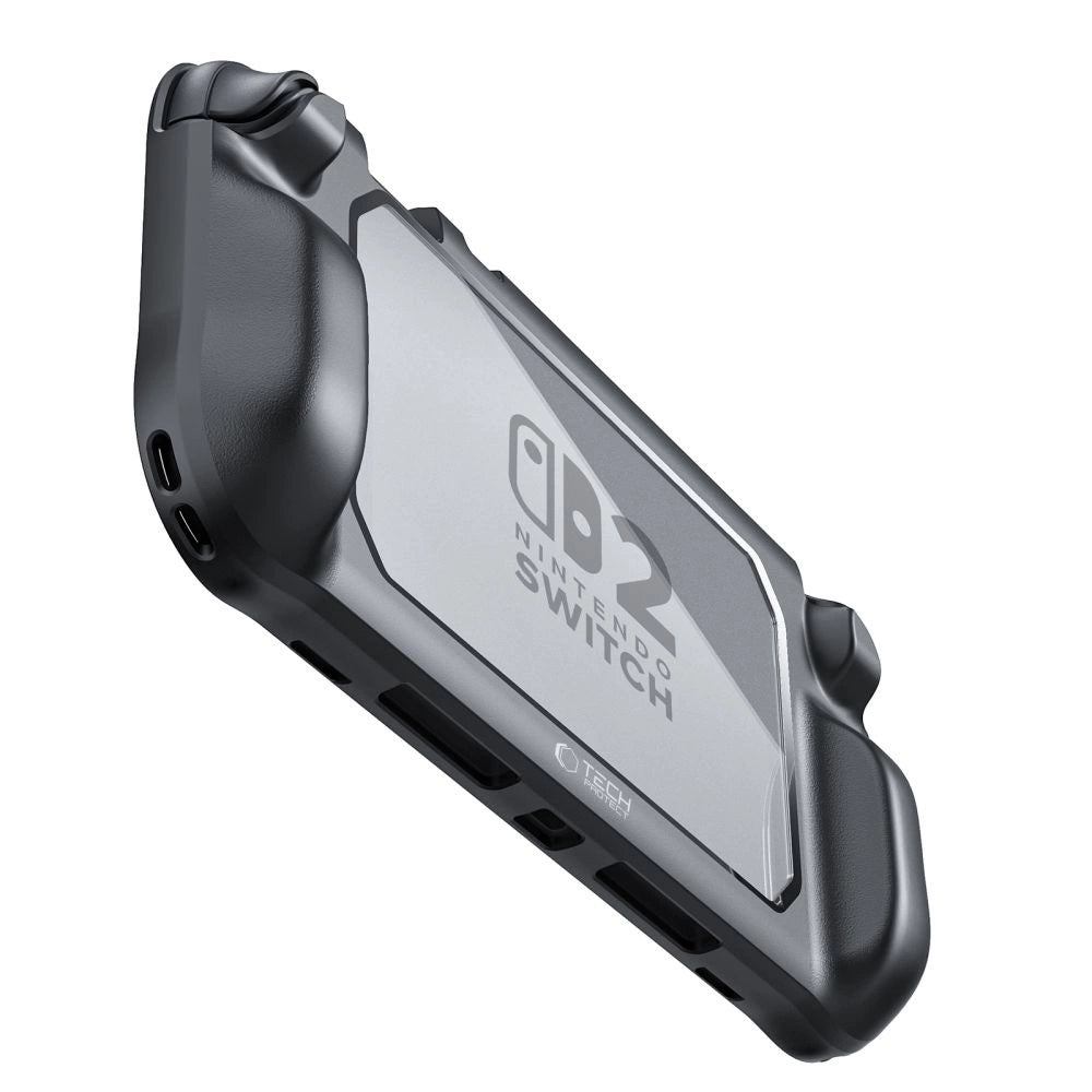 Tech-Protect MagMat Case for Nintendo Switch 2 - Black and Transparent_3