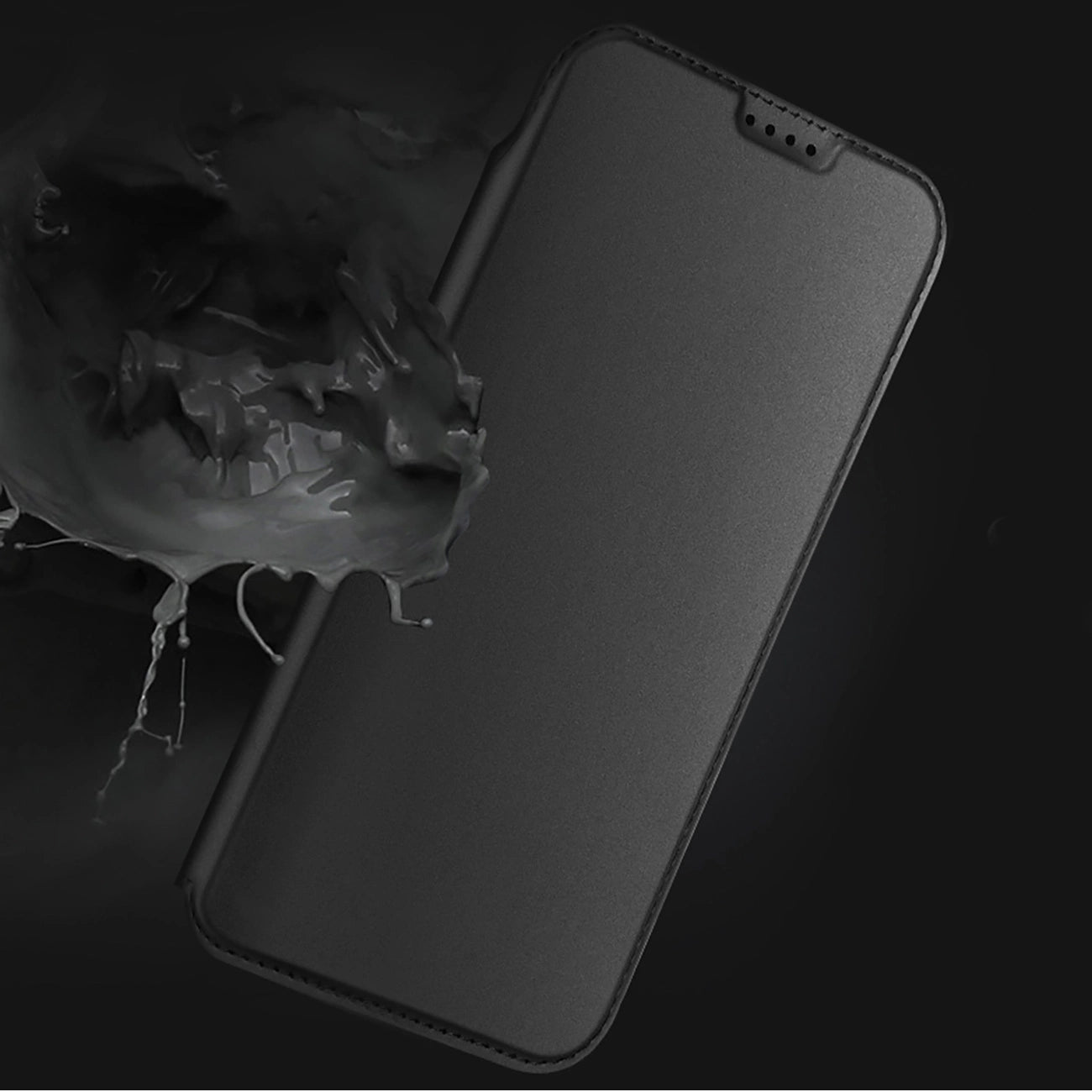 Dux Ducis Skin Pro Case for iPhone 17 Air with Flip and Card Slot - Black_6